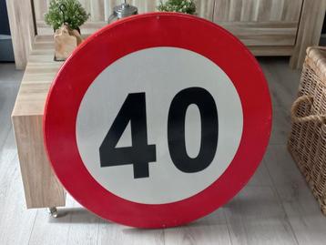Grote prachtige 80 cm  verkeersbord  beschikbaar voor biedingen