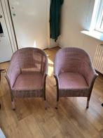 2 echte lloyd loom stoelen set., Huis en Inrichting, Zo goed als nieuw, Ophalen