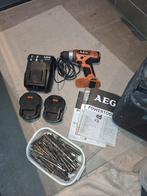Aeg accuboormachine set, Ophalen of Verzenden, Zo goed als nieuw