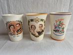 3 herinneringsbekers Nederland. Juliana Bernhard, Bevrijding, Ophalen of Verzenden, Zo goed als nieuw, Nederland