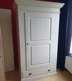 Grenen kast Vintage wit gelakt, Huis en Inrichting, Kasten | Kledingkasten, Gebruikt, Ophalen of Verzenden, Landelijk, 150 tot 200 cm