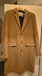 Scotch & Soda wollen overjas camel, Kleding | Heren, Maat 52/54 (L), Beige, Ophalen of Verzenden, Zo goed als nieuw