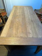 Houten eettafel, Huis en Inrichting, Tafels | Eettafels, Ophalen, 200 cm of meer, 50 tot 100 cm, Zo goed als nieuw