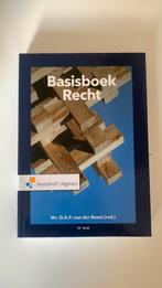 O.A.P. van der Roest - Basisboek Recht, Boeken, Ophalen of Verzenden, O.A.P. van der Roest, Zo goed als nieuw