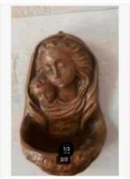 Korting Brocante Wijwater bakje Maria met kind, 12 x 8 cm, Antiek en Kunst, Antiek | Religie, Ophalen of Verzenden