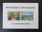 Rwanda 1980 Kunst Impressionisme Michel blok 92 postfris, Verzenden, Overige landen, Postfris
