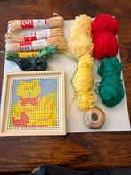 Handwerk pakket met wol, garen raffia touw en patroon, Hobby en Vrije tijd, Breien en Haken, Ophalen of Verzenden, Nieuw, Breien