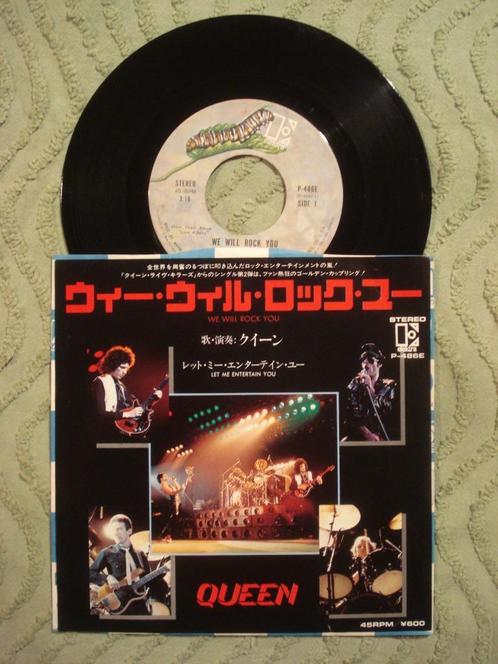 Queen 7" Vinyl Single: ‘We Will Rock You [live]’ (Japan), Cd's en Dvd's, Vinyl Singles, Single, Rock en Metal, 7 inch, Ophalen of Verzenden
