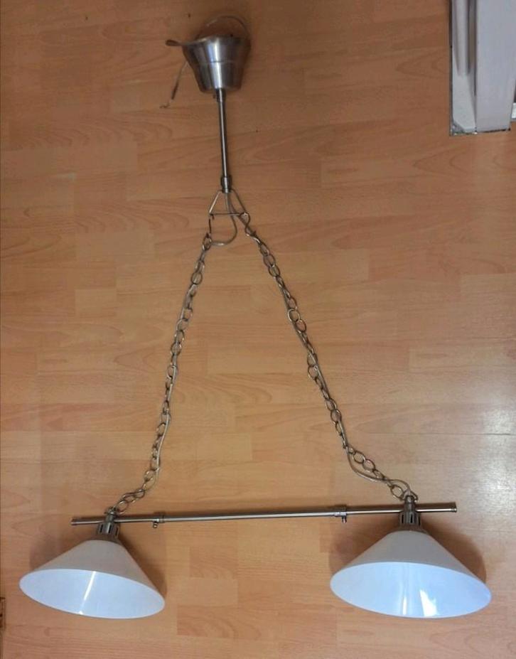 Ikea Kroby tafellamp, Huis en Inrichting, Lampen | Hanglampen, Zo goed als nieuw, Glas, Metaal, Ophalen of Verzenden