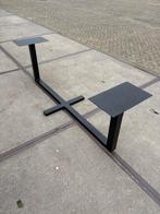 Stalen onderstel met zwarte poedercoating, Ophalen, Tafelpoot, 50 tot 100 cm, Metaal
