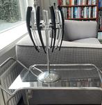 Bijzondere tafellamp met pegels van glas, Ophalen of Verzenden, Zo goed als nieuw, Glas, Minder dan 50 cm