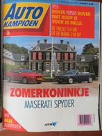 Autokampioen 16 1991 Maserati Spyder, Rover 114 GTI, 214 SI, Ophalen of Verzenden, Nieuw, Volkswagen