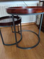 Set van 2 houten bijzettafels, Ophalen