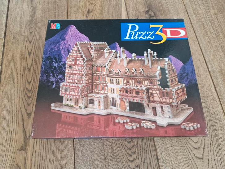 3D Puzzel Bavarian Mansion MB - 418 Stukjes, Hobby en Vrije tijd, Denksport en Puzzels, Zo goed als nieuw, Rubik's of 3D-puzzel