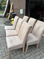Gebruikte eetkamerstoelen 6 stuks, Ophalen of Verzenden, Zo goed als nieuw, Vijf, Zes of meer stoelen