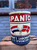 SPANIOL oud groot reclame blik, Ophalen of Verzenden, Gebruikt, Overige, Overige merken