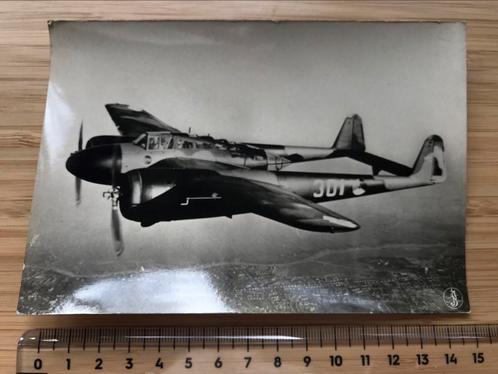 Fokker G.1 Nederlands WO2 Vliegtuig ansichtkaart Luchtvaart, Verzamelen, Luchtvaart en Vliegtuigspotten, Zo goed als nieuw, Kaart, Foto of Prent