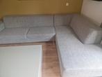 Goossens design@home hoekbank grijs stof geweven 305 cm, Ophalen, Zo goed als nieuw, Stof