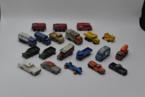 Setje / partijtje Lesney auto's en vrachtwagens, Hobby en Vrije tijd, Modelauto's | 1:87, Gebruikt, Auto, Lesney, Ophalen of Verzenden