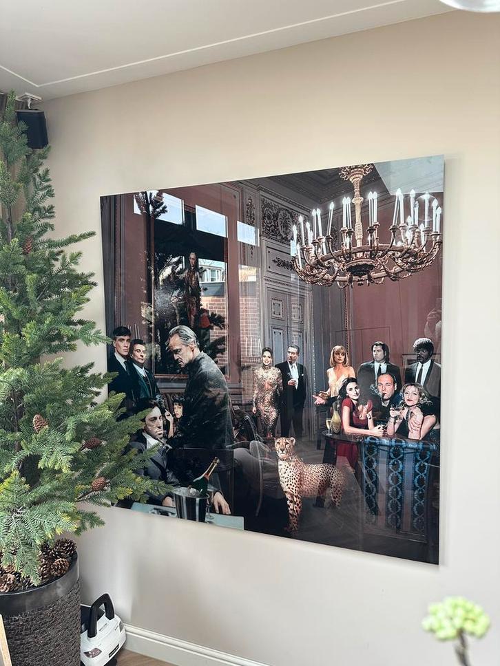 Plexiglas schilderij/ artwork 150x150cm, Antiek en Kunst, Kunst | Schilderijen | Abstract, Ophalen of Verzenden