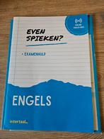Even Spieken - Examenhulp Engels, Ophalen of Verzenden, Zo goed als nieuw