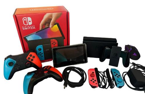 Nintendo Switch-console, Spelcomputers en Games, Spelcomputers | Nintendo Switch, Gebruikt, Switch Original, Met 2 controllers