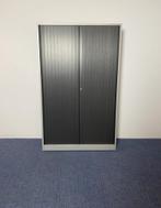 8 x Roldeurkast Ahrend, aluminium/zwart, H 195 x B 120 cm.