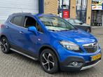 Opel Mokka 1.4 T Cosmo 4x4, schuifkanteldak, apk, lpg, clima, Gebruikt, 4 cilinders, Blauw, Handgeschakeld
