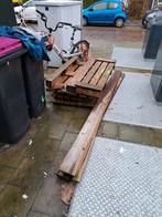 pallets en hout gratis, Tuin en Terras, Palen, Balken en Planken, Ophalen, Gebruikt, Minder dan 180 cm, Planken