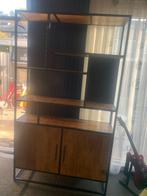 open kast, Huis en Inrichting, Kasten | Boekenkasten, Ophalen, Met deur(en), 100 tot 150 cm, Zo goed als nieuw