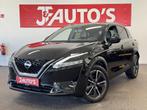 Nissan Qashqai 1.3 MHEV Xtronic Tekna NAVIGATIE/CAMERA, PANO, Euro 6, Adaptive Cruise Control, Leder en Stof, Zwart