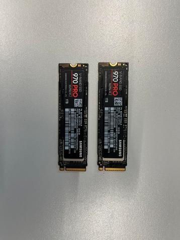 2x Samsung 970 Pro NVME 1TB beschikbaar voor biedingen