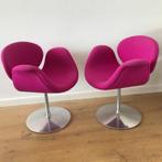 2 Artifort Little Tulip tulp design stoel paars vintage, Huis en Inrichting, Stoelen, Ophalen, Gebruikt, Overige kleuren, Nvt