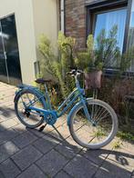 ELOPS Stadsfiets dames Elops 520 laag frame blauw, Ophalen of Verzenden, Zo goed als nieuw