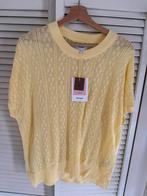 Nieuwe Numph Nulivas top L, Kleding | Dames, Tops, Verzenden, Geel, Nieuw, Korte mouw