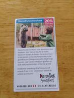 Kortingsbon voor Dierenpark Amersfoort, Drie personen of meer, Kortingskaart
