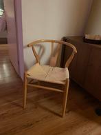 Houten Y-stoel replica wegner, Ophalen, Zo goed als nieuw, Wit, Eén
