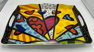 Romero Britto origineel dienblad uit 2011  beschikbaar voor biedingen