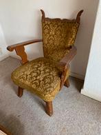 Arm fauteuil armstoel met springveren (zie foto), Huis en Inrichting, Ophalen, Gebruikt, Twee