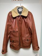 Peak Performance leren jas piloten jack, Maat 52/54 (L), Bruin, Ophalen of Verzenden, Zo goed als nieuw