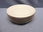 Platte borden | diameter 19,5 cm | 6 stuks | i.z.g.s., Ophalen of Verzenden, Zo goed als nieuw, Overige stijlen, Bord(en)