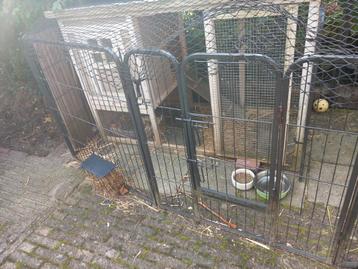 Puppyren 16 panelen 80 cm hoog beschikbaar voor biedingen