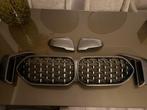 BMW F44 Grill + Spiegelkappen Titanium M235i, Gebruikt, Voor, Ophalen of Verzenden, Bumper