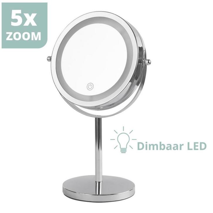 Partij make-up/scheer spiegels (led+vergroting), Sieraden, Tassen en Uiterlijk, Uiterlijk | Cosmetica en Make-up, Ophalen