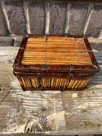 Leuk houten bamboe kistje opbergkistje, Ophalen of Verzenden, Zo goed als nieuw, Hout