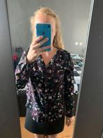 Zwarte blouse met kleurrijk design Maat S, Vero Moda, Zwart, Ophalen of Verzenden, Maat 36 (S)