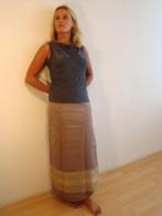 Nieuwe zijden wikkelrok/sarong oudroze maat S/M, Nieuw, Ophalen of Verzenden, Roze, Maat 36 (S)