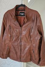 Cognac leren dames jas. Maat 6/ XL, Ophalen of Verzenden, Zo goed als nieuw, Maat 46/48 (XL) of groter, Bruin