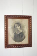 Prachtige antieke jaren 30/40 Franse houten fotolijst, Antiek en Kunst, Ophalen of Verzenden