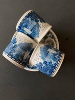 Villeroy & Boch Koffiekopjes Set Blauw/Wit, Ophalen of Verzenden